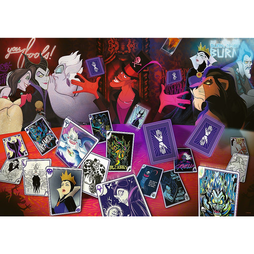 Trefl Jigsaw Puzzle Disney Villains Only Good Cards 1000pcs 12+