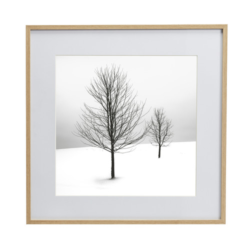 GoodHome Aluminium Picture Frame Banggi 13 x 18 cm, wood effect