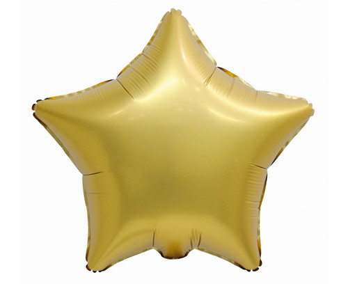 Christmas Foil Balloon Star 44cm, gold