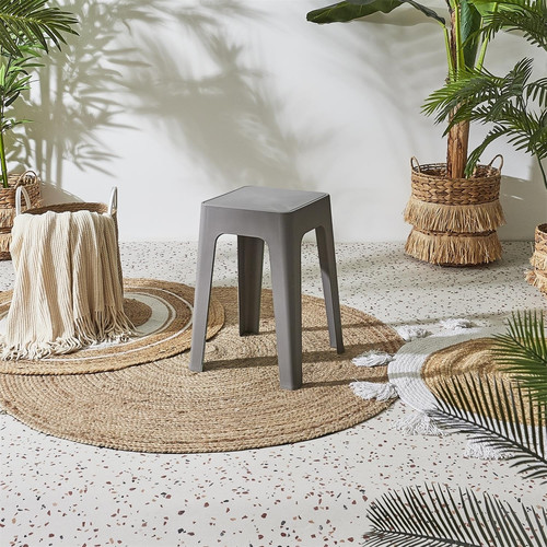 Stool Spectra, plastic, grey