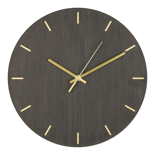 Wall Clock Asti 30cm, grey