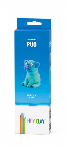 Hey Clay Air-Dry Clay Dog Story Pug 3+