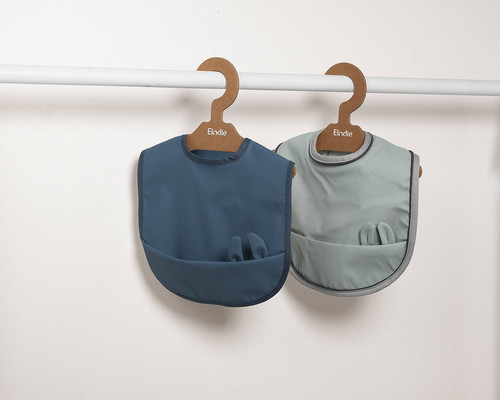 Elodie Details Baby Bib - Mineral Green, 3m+