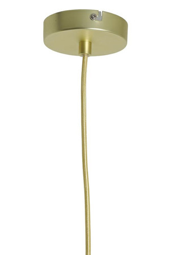 Pendant Lamp Boste, dark green/gold