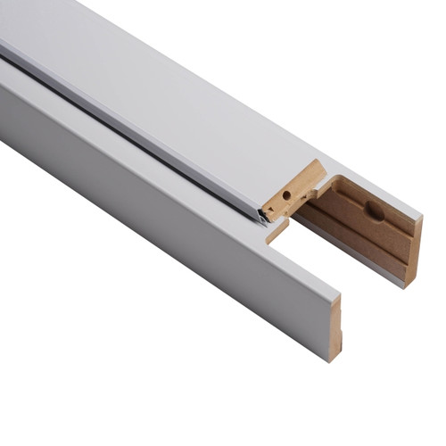 Adjustable Interior Door Frame Header 100-140mm 80, super matt grey