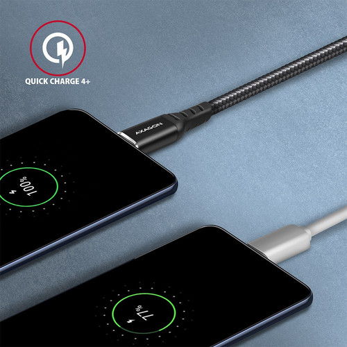 AXAGON USB Cable BUCM-CM15AB cable PD 60 W USB-C USB-C, 1.5m