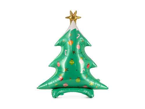 Freestanding Foil Christmas Tree Balloon