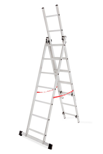 AW Aluminium Ladder Basic 3x6 Steps 150kg