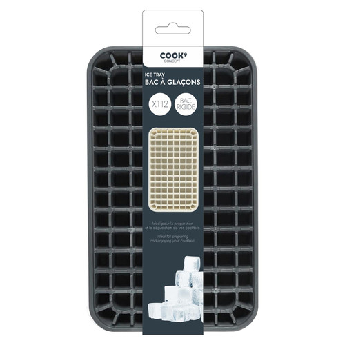 Silicone Ice Cube Tray, grey