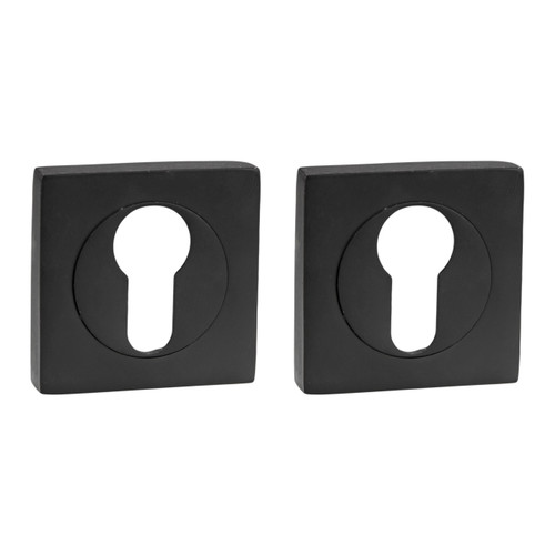 Door Escutcheon Schaffner Gabi, black