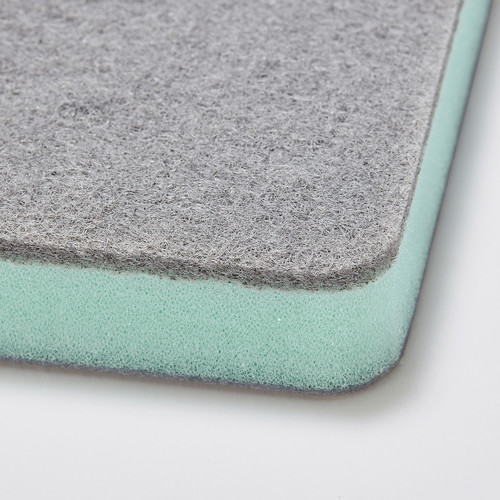 SVAMPIG Sponge, grey-green, 3 pack