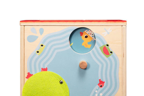 LILLIPUTIENS Wooden Activity Cube - Farm 12m+
