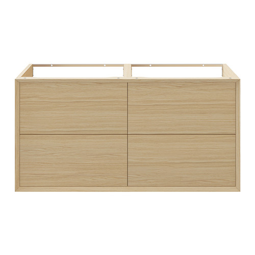 GoodHome Basin Cabinet with Drawers Avela 120 cm, oak effect