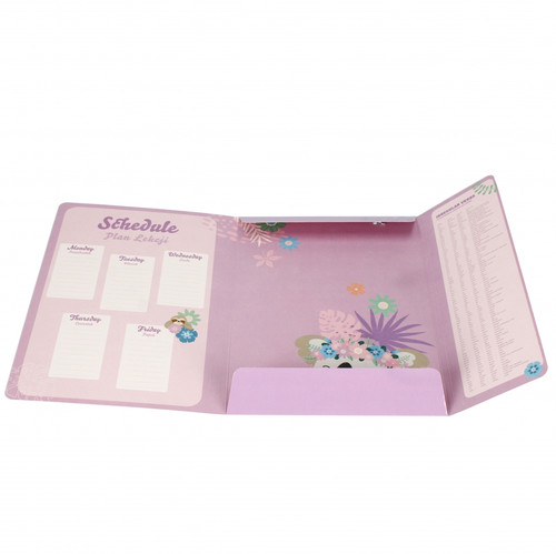 Document File Folder with Elastic Band A4 1pc Koala, assorted patterns