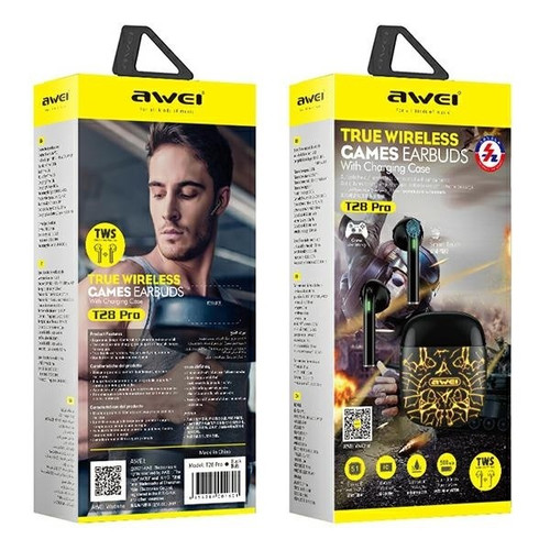 AWEI Headphones Earphones Bluetooth T28 Pro TWS