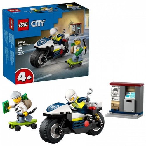 LEGO City Police Motorcycle Chase 60455 4+
