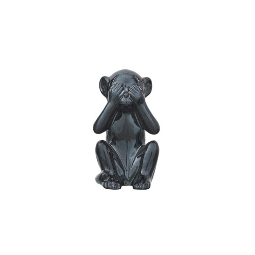 Decorative Figure Monkey Size S, dark grey