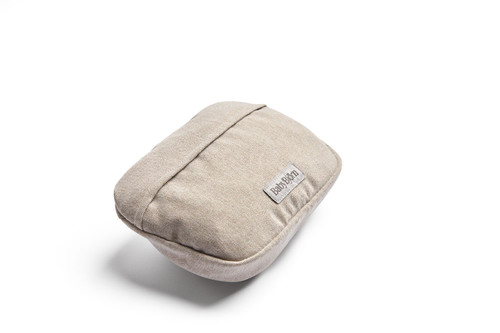 BABYBJORN Pocket Pouch for Baby Carrier, Woven Mélange, Light Beige