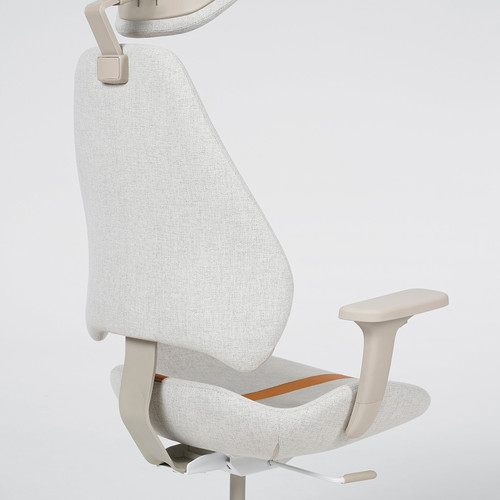 IDÅSEN / GRUPPSPEL Desk and chair, brown/beige, 160x80 cm