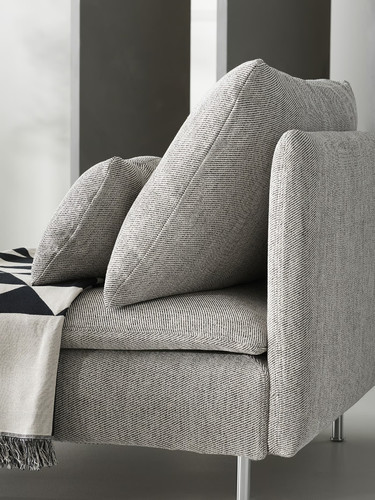 SÖDERHAMN 1-seat section, Viarp beige/brown