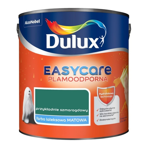Dulux EasyCare Matt Latex Stain-resistant Paint 2.5l finely emerald