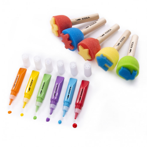 Kidea Art Set Paints & Stamps