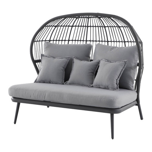 GoodHome Outdoor Daybed Sofa Apolima, grey