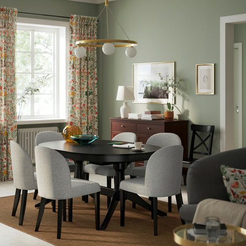 ROSENTORP Chair, Tibbleby beige-grey/black
