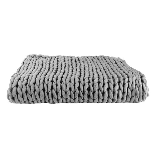 Blanket Chunky, thick, grey