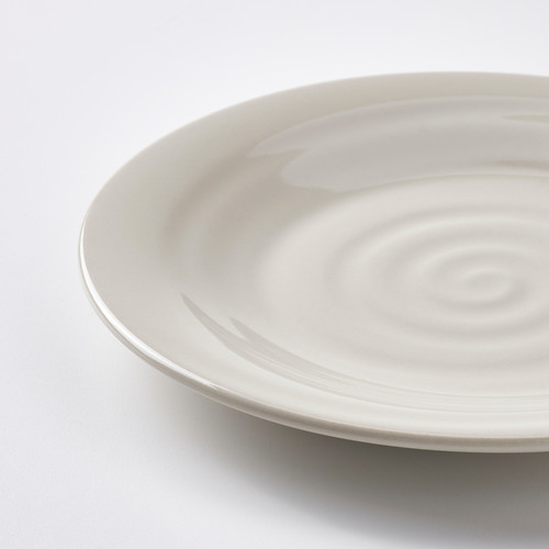 SANDSKÄDDA Side plate, light grey-beige, 20 cm