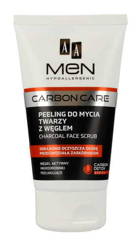 AA Men Carbon Care Charcoal Face Scrub 150ml