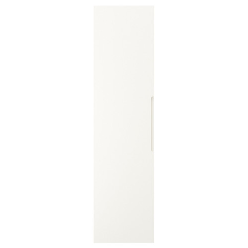 TONSTAD Door with hinges, off-white, 50x195 cm