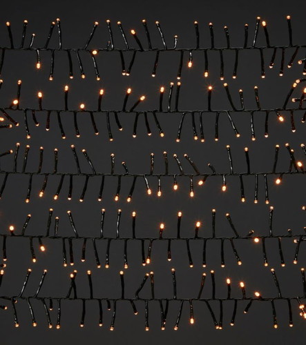 1000 LED Christmas String Lights, Warm White, indoors, outdoors