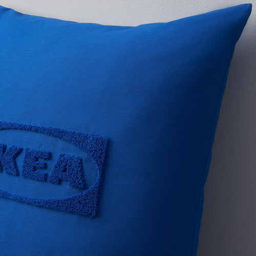 AURTIENDE Cushion cover, blue, 50x50 cm