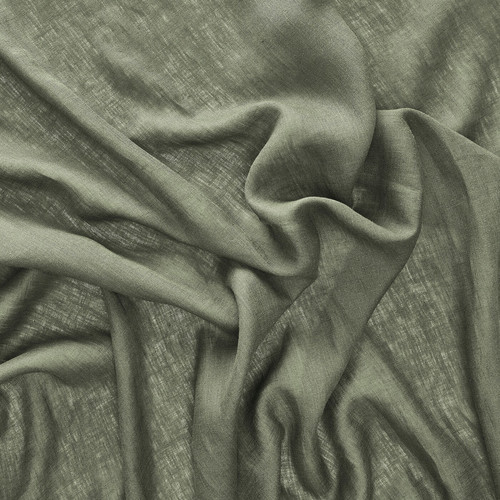 DYTÅG Curtains, 1 pair, grey-green, 145x300 cm