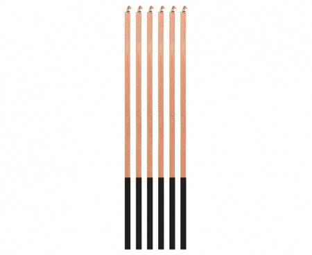Candles Magic Flame 6pcs, pink