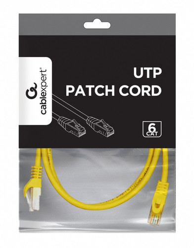 Gembird Patch Cord Cat6 UTP 2m, yellow