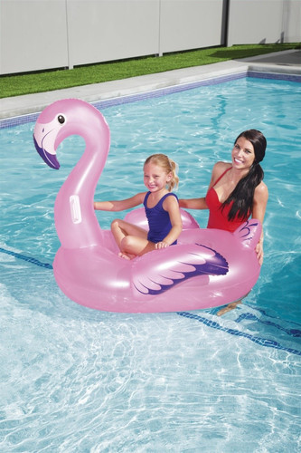 Bestway Inflatable Pool Ride-on Float Flamingo 127cm 3+