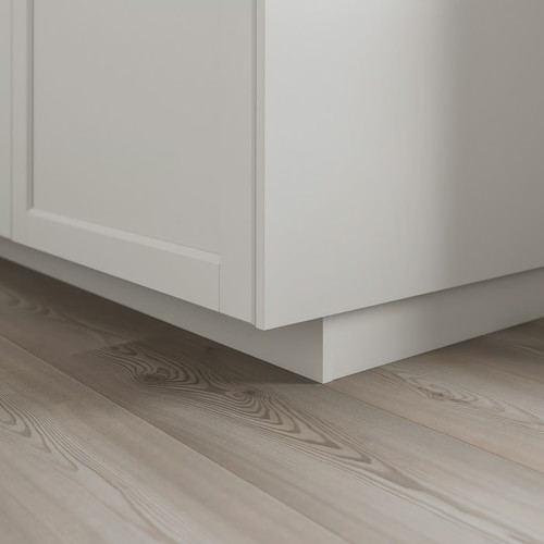 LERHYTTAN Plinth, light grey, 220x8 cm