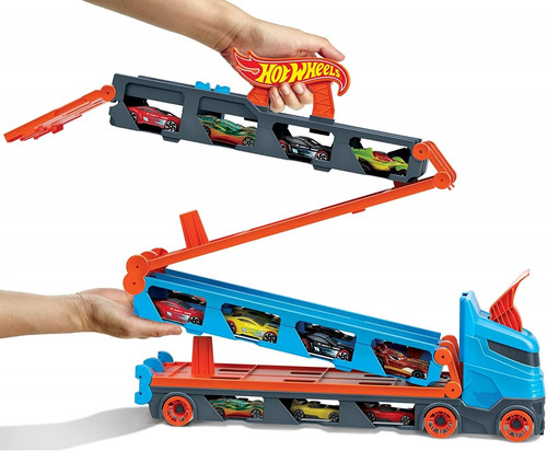 Hot Wheels Speedway Hauler 2in1 HGH33 4+