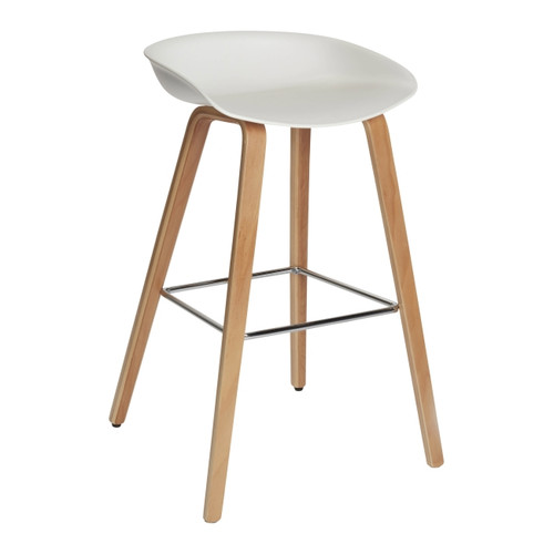 GoodHome Bar Stool Chimayo, white