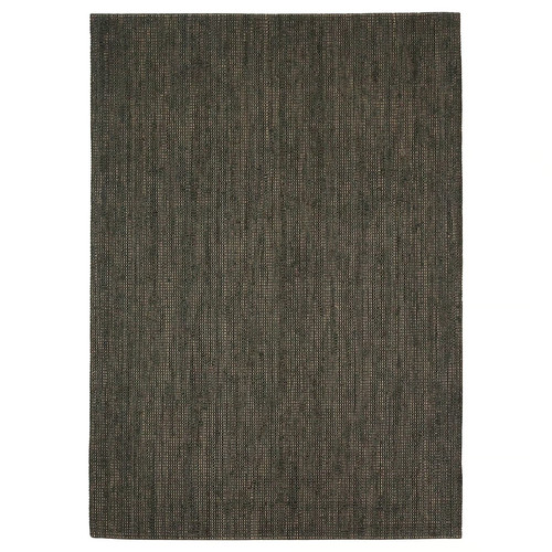LANDBANA Rug, flatwoven, dark green, 133x195 cm