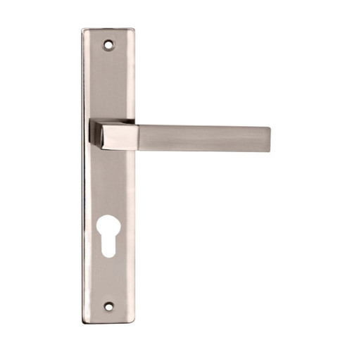 Door Handle Schaffner Helen 72mm, satin nickel/chrome