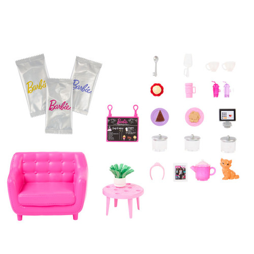 Barbie Cute 'n' Cozy Café Doll and Playset HKT94 5+