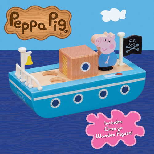 Tm Toys Peppa Pig Wooden Boat 24m+