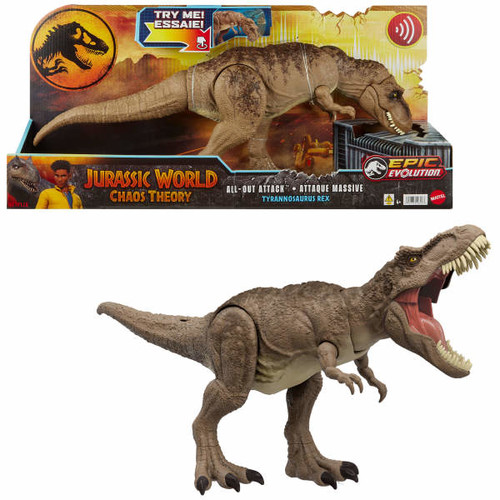 Jurassic World All-Out Attack Tyrannosaurus Rex HXF53 4+