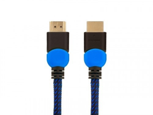 Savio HDMI Cable Ultra HD 4K GCL-02 v2.0 1.8m, braid blue