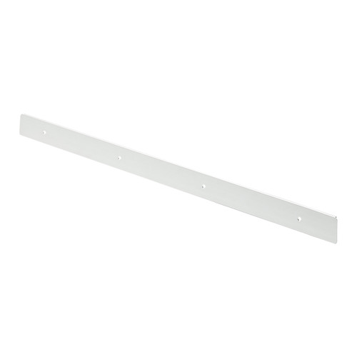 GoodHome Kitchen Worktop Side Strip 38 mm, R3 silver