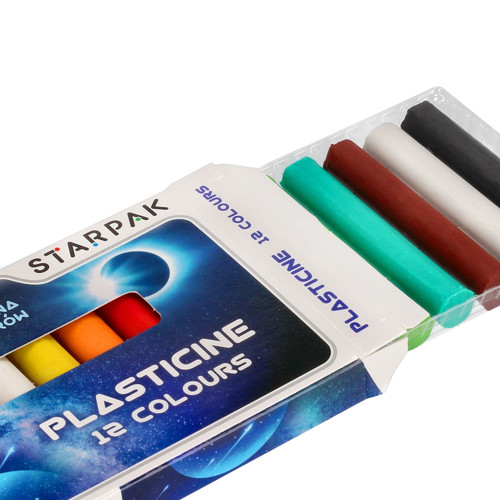 Starpak Plasticine 12 Colours Space
