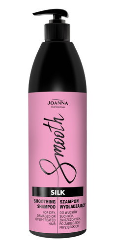 JOANNA Professional Smooth Silk Smoothing Shampoo for Dry, Damaged & Over-Treated Hair 1l